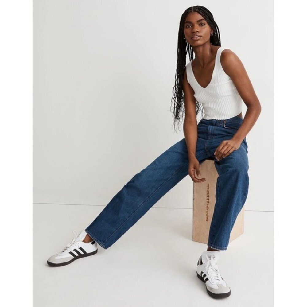 NWT MADEWELL BAGGY STRAIGHT JEANS‎ Size 27 Style NH643 Cotton Hemp